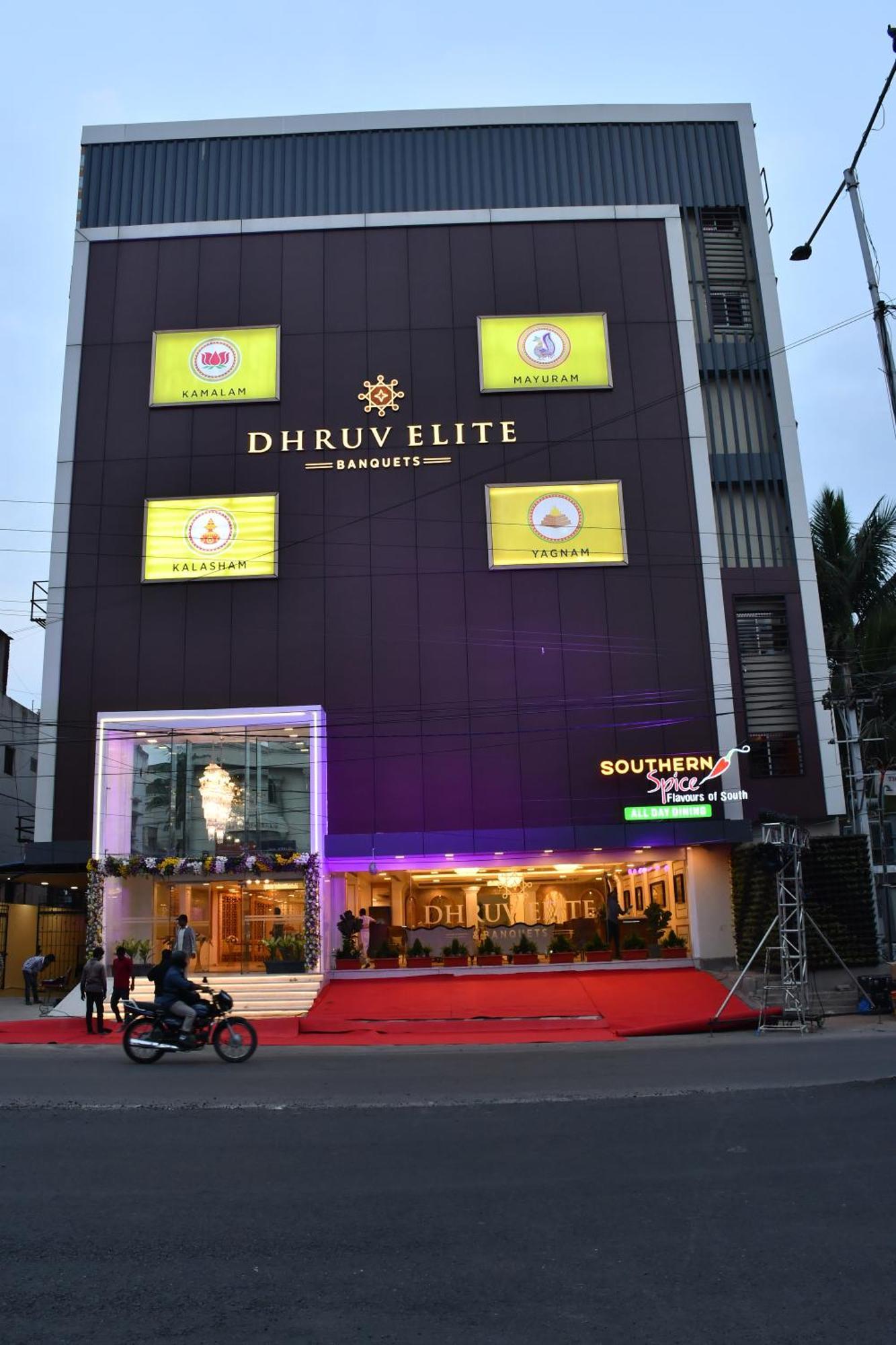 Dhruv Elite And Banquets Hotel Haidarábád Kültér fotó